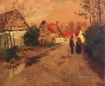 Frits Thaulow Painting - ARQUESLABATAILLE NORMANDIE Norwegian Frits Thaulow